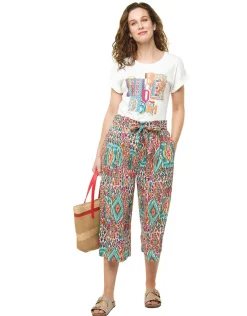 Christine Laure Pantacourts*Pantacourt imprimé fluide