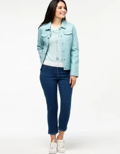 Christine Laure Pantacourts|Jeans*Pantacourt jean coton