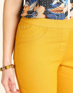 Christine Laure Pantacourts*Pantacourt jegging jaune