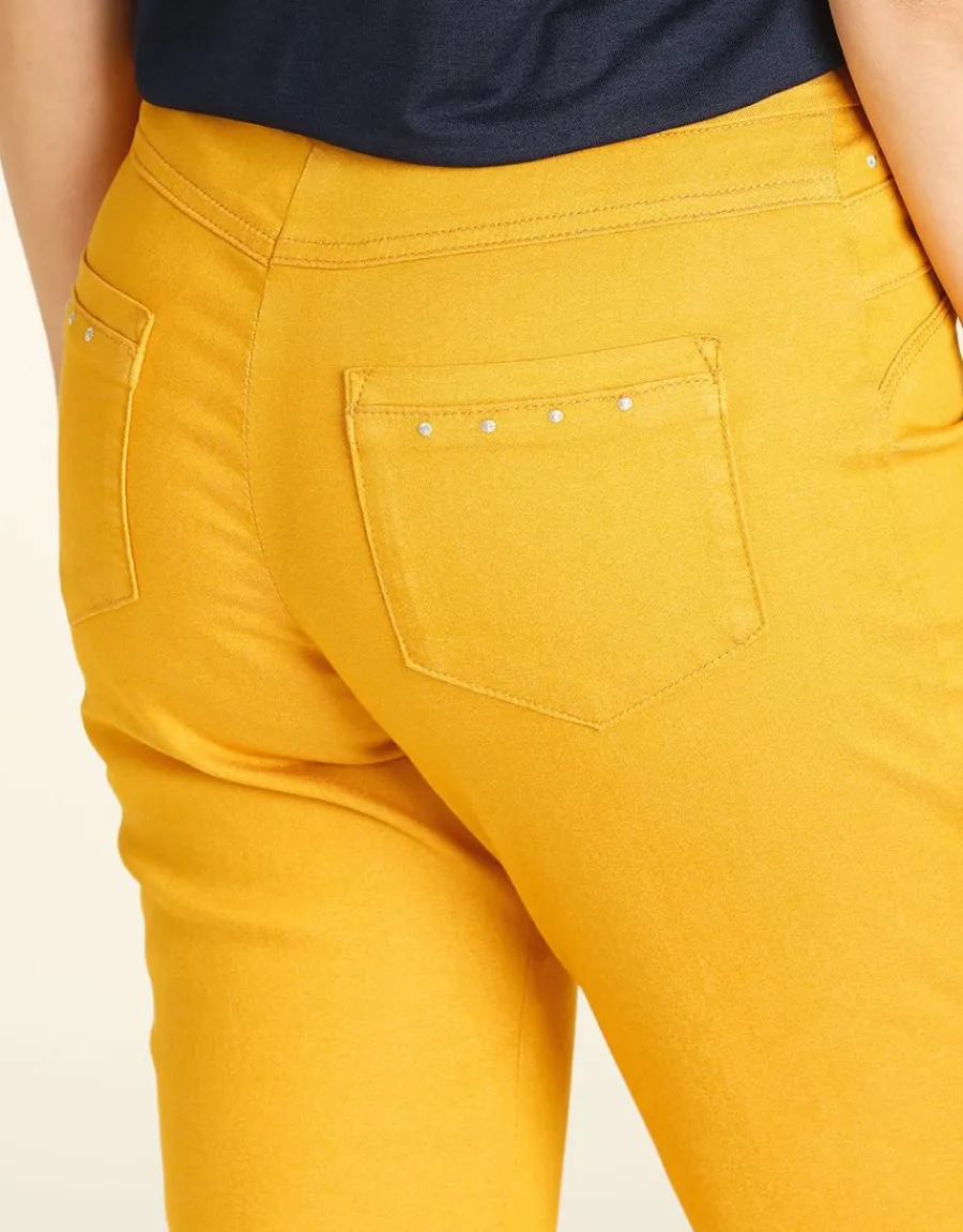 Christine Laure Pantacourts*Pantacourt jegging jaune