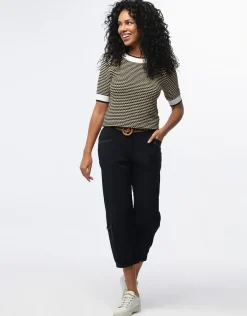 Christine Laure Pantacourts|Pantalons*Pantacourt large noir