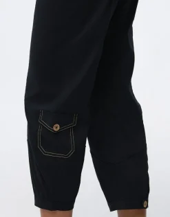 Christine Laure Pantacourts|Pantalons*Pantacourt large noir