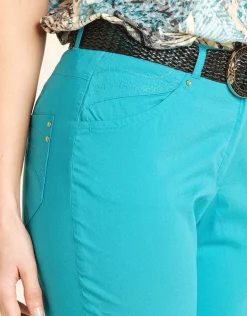 Christine Laure Pantacourts*Pantacourt léger bleu