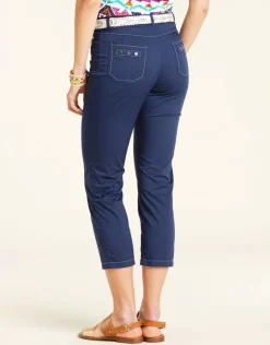 Christine Laure Pantalons|Pantacourts*Pantacourt léger marine