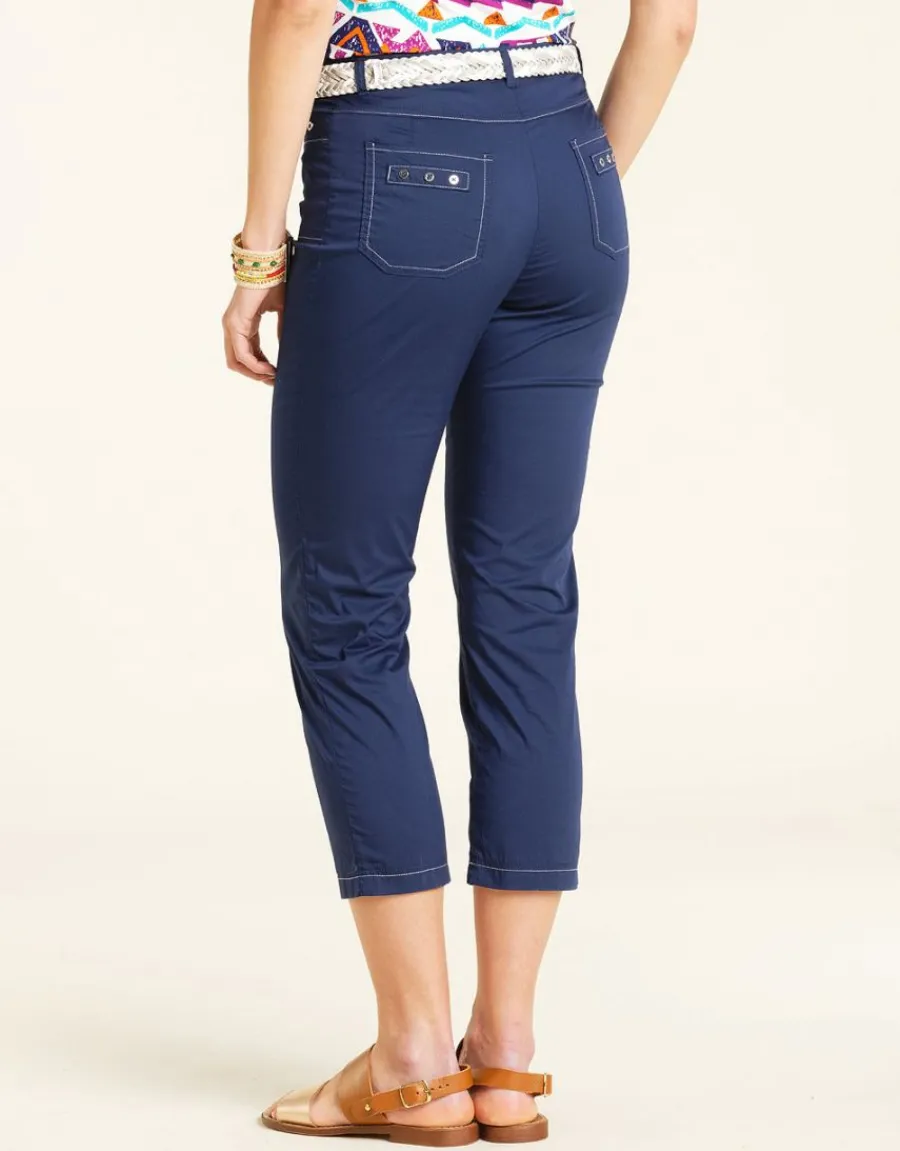 Christine Laure Pantalons|Pantacourts*Pantacourt léger marine
