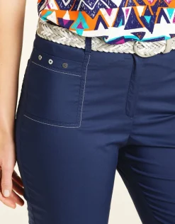 Christine Laure Pantalons|Pantacourts*Pantacourt léger marine