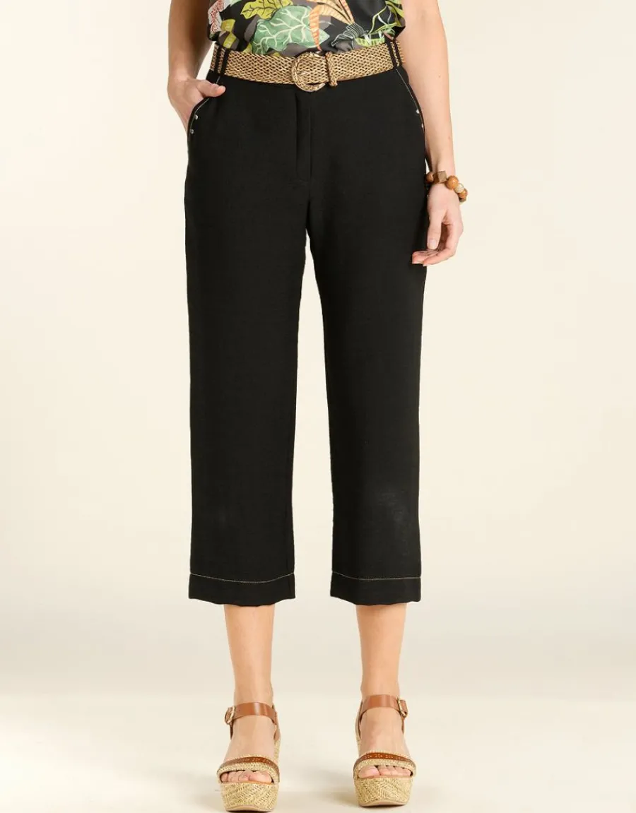 Christine Laure Pantacourts*Pantacourt léger noir