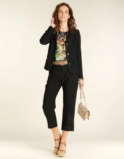 Christine Laure Pantacourts*Pantacourt léger noir