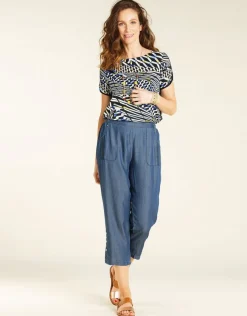 Christine Laure Pantacourts*Pantacourt lyocell foncé