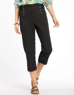 Christine Laure Pantacourts|Pantalons*Pantacourt noir léger