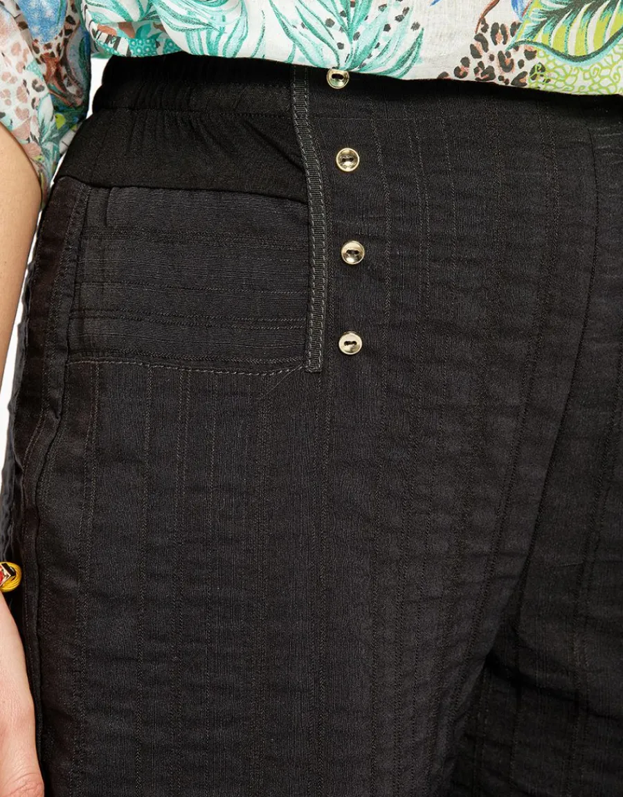 Christine Laure Pantacourts|Pantalons*Pantacourt noir léger