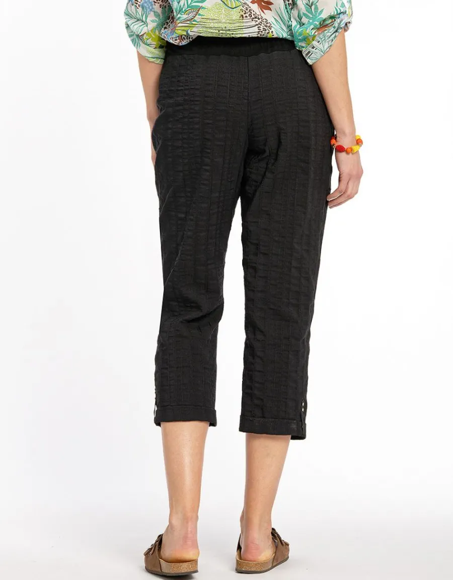 Christine Laure Pantacourts|Pantalons*Pantacourt noir léger