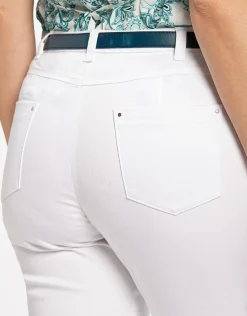 Christine Laure Pantacourts|Pantalons*Pantacourt stretch blanc