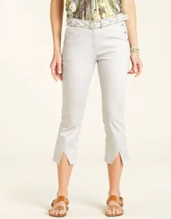 Christine Laure Pantacourts|Pantalons*Pantacourt stretch gris