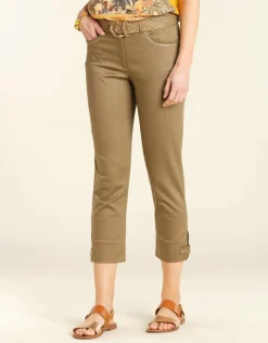 Christine Laure Pantacourts*Pantacourt taupe coton