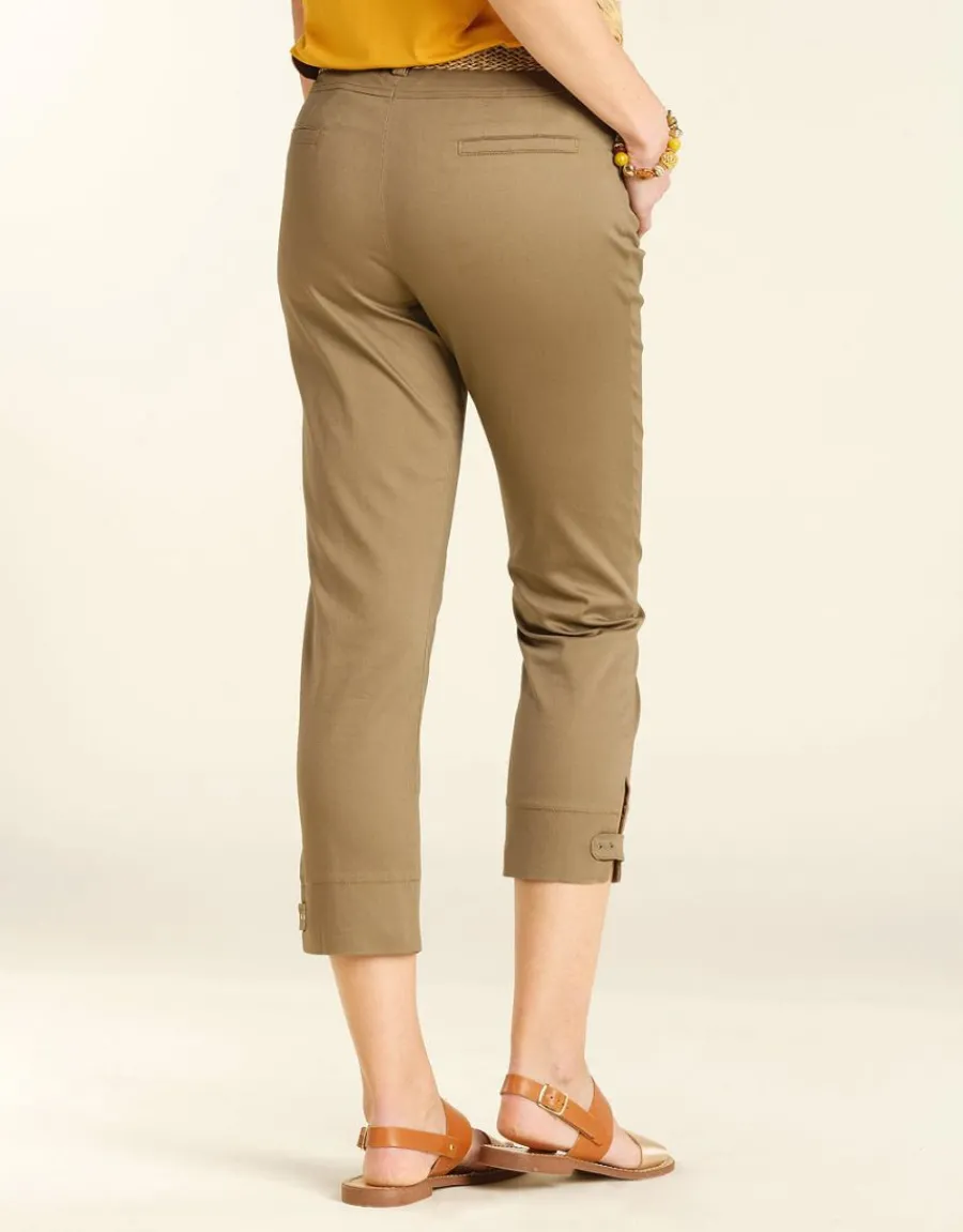 Christine Laure Pantacourts*Pantacourt taupe coton