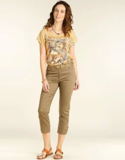 Christine Laure Pantacourts*Pantacourt taupe coton