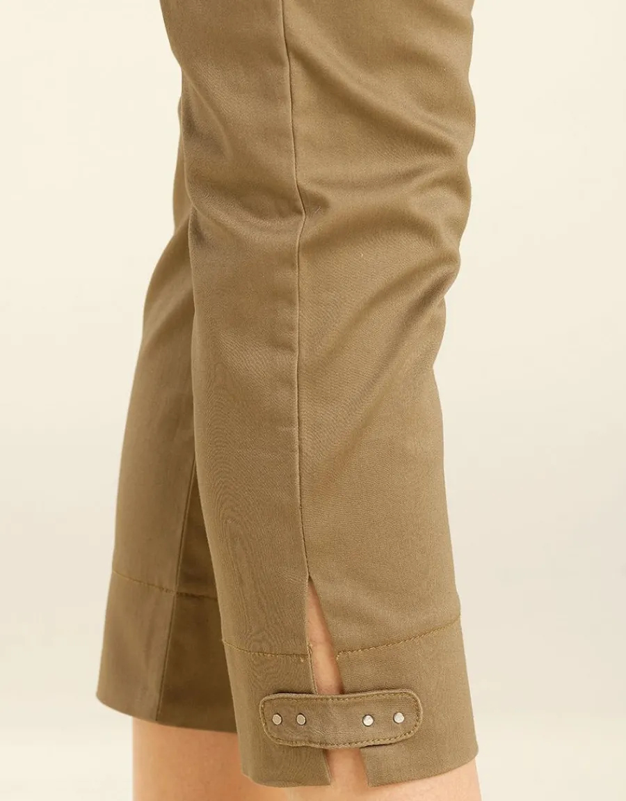 Christine Laure Pantacourts*Pantacourt taupe coton