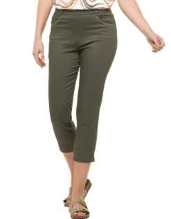 Christine Laure Pantacourts*Pantacourt vert kaki