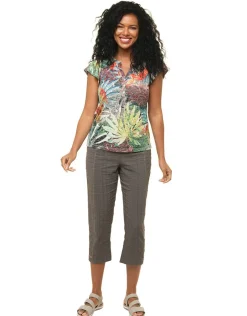 Christine Laure Pantacourts*Pantacourt vert kaki