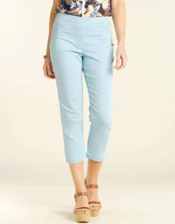 Christine Laure Ajustés|Pantalons*Pantalon bleu élastiqué