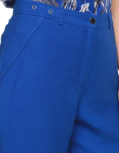 Christine Laure Droits|Pantalons*Pantalon chic bleu roi