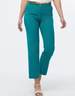 Christine Laure Droits|Pantalons*Pantalon chic émeraude