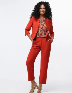 Christine Laure Droits|Pantalons*Pantalon chic terracotta