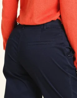 Christine Laure Droits|Pantalons*Pantalon chino marine