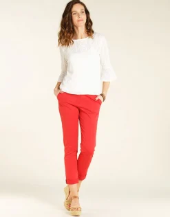 Christine Laure Droits*Pantalon chino stretch