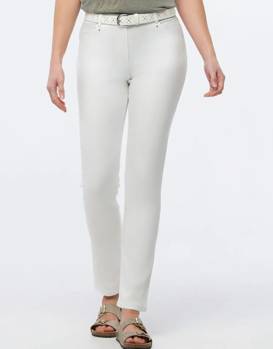 Christine Laure Ajustés|Pantalons*Pantalon coton blanc