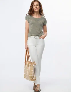 Christine Laure Ajustés|Pantalons*Pantalon coton blanc