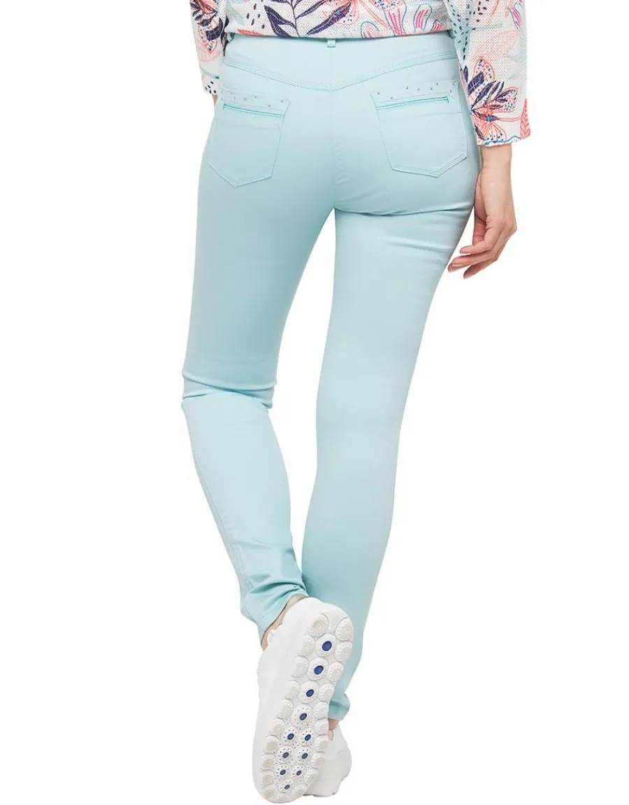 Christine Laure Slims|Pantalons*Pantalon coton bleu