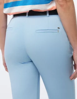 Christine Laure Ajustés|Pantalons*Pantalon coton bleu ciel