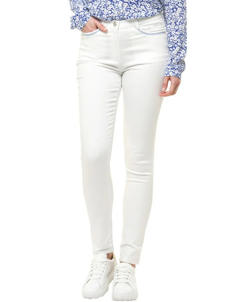 Christine Laure Slims|Pantalons*Pantalon coton écru