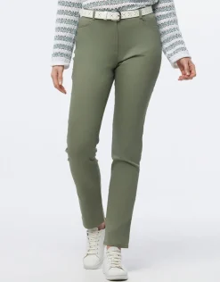 Christine Laure Ajustés|Pantalons*Pantalon coton kaki