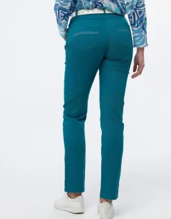 Christine Laure Ajustés|Pantalons*Pantalon coton émeraude