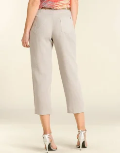 Christine Laure Droits|Pantalons*Pantalon droit 7/8e beige