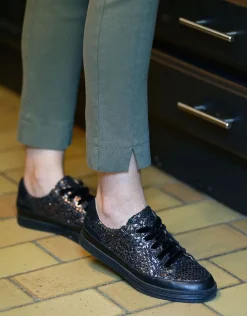 Christine Laure Slims|Pantalons*Pantalon 7/8e coton kaki