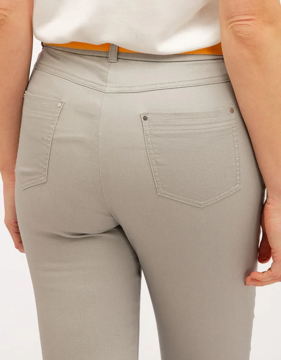 Christine Laure Slims|Pantalons*Pantalon 7/8e gris