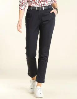 Christine Laure Ajustés|Pantalons*Pantalon 7/8e marine