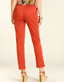 Christine Laure Ajustés|Pantalons*Pantalon 7/8e terracotta