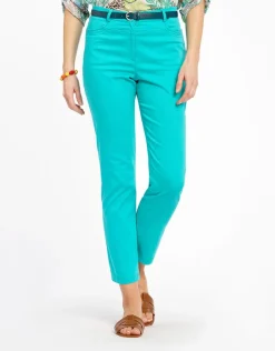 Christine Laure Ajustés|Pantalons*Pantalon 7/8e vert menthe