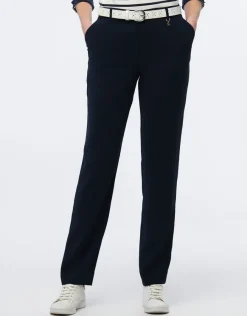 Christine Laure Pantalons|Droits*Pantalon en crêpe marine