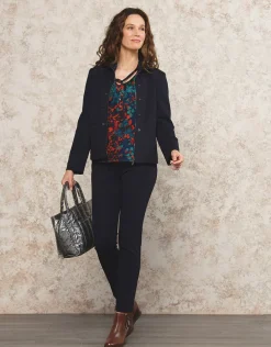 Christine Laure Ajustés|Pantalons*Pantalon habillé marine