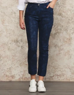 Christine Laure Ajustés|Pantalons*Pantalon imprimé coton