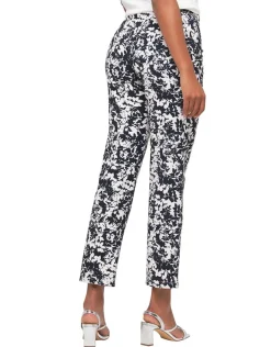 Christine Laure Droits|Pantalons*Pantalon imprimé marine