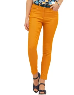 Christine Laure Slims|Pantalons*Pantalon jaune stretch