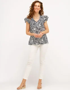 Christine Laure Slims|Pantalons*Pantalon jegging écru