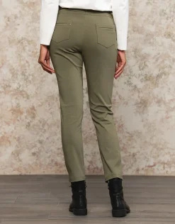 Christine Laure Ajustés|Pantalons*Pantalon kaki 7/8ème